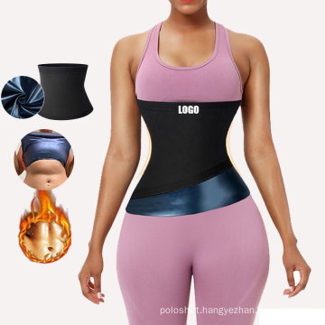 custom logo slimming sweat neoprene waist trainer slimming neoprene waist belt trainer